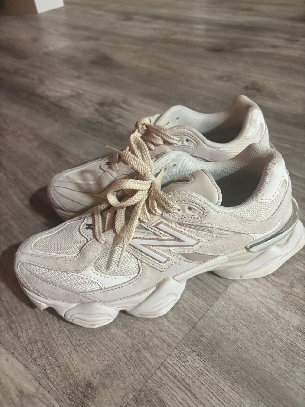 New Balance 9060 Women’s Cream/Off-White Sneakers